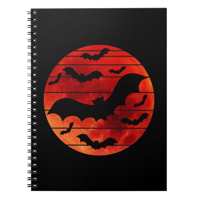 HALLOWEEN-FLADDERMÖSS ANTECKNINGSBOK (Framsidan)
