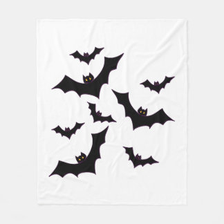 Halloween-fladdermöss Fleecefilt