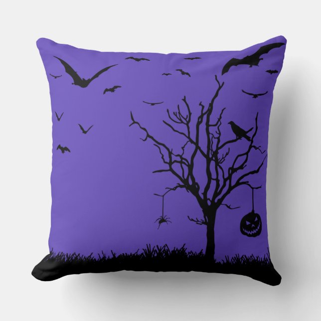 Halloween fladdermöss kudde (Framsida)