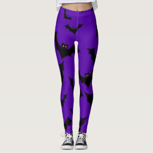 Halloween-Fladdermöss Leggings