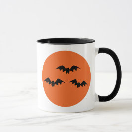 Halloween fladdermöss mugg