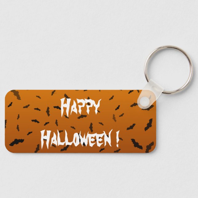 Halloween - Fladdermöss Nyckelring (Framsida)