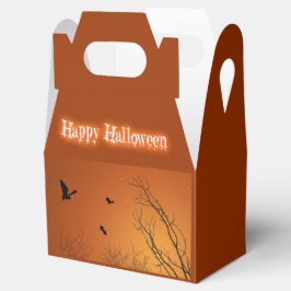 Halloween-Fladdermöss och Träd Presentaskar