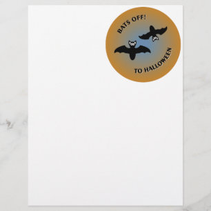 Halloween Fladdermöss Orange Blue