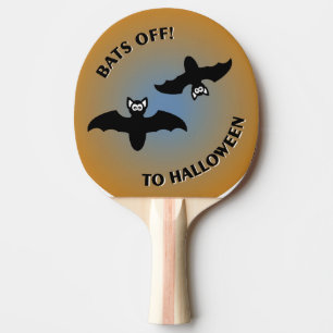 Halloween Fladdermöss Orange Blue Pingisracket