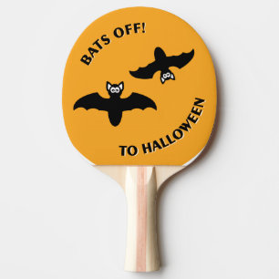 Halloween-Fladdermöss, Orange Pingisracket