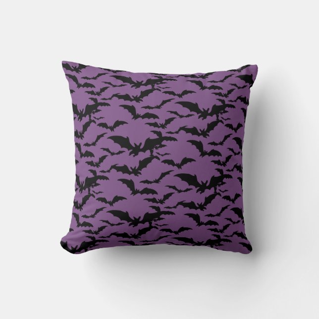 Halloween Fladdermöss Pillow Kudde (Framsida)