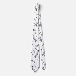 Halloween fladdermöss-skämt mönster slips