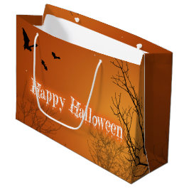 Halloween Fladdermöss & Träd - stor gipssäck