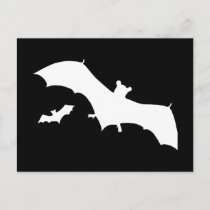 Halloween-fladdermöss Vykort