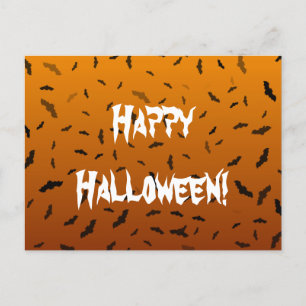 Halloween-Fladdermöss Vykort