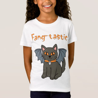 Halloween Fladdermus Cat T Shirt