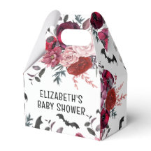 Halloween Fladdermus Flowers Baby Shower