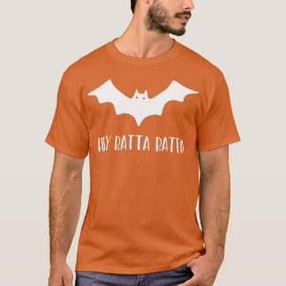 Halloween Fladdermus Funny Baseball Älskare Hej Ba T Shirt