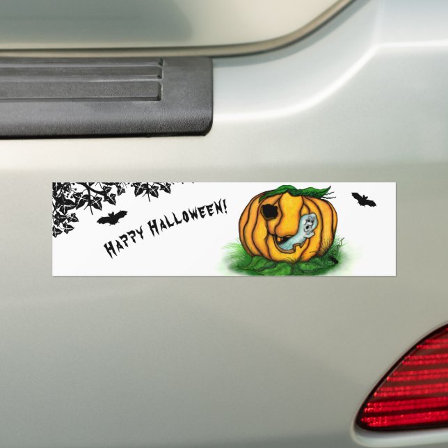 Halloween, Fladdermus, Ghost och Spider Bildekal (På Bil)