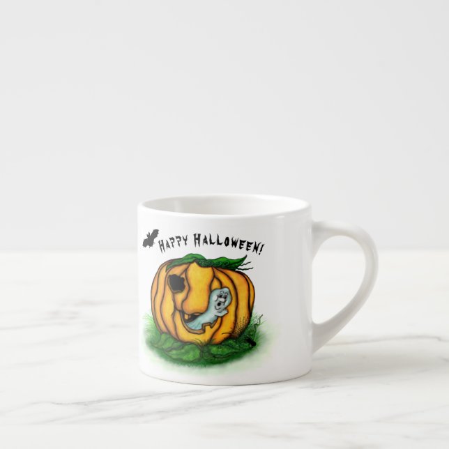 Halloween, Fladdermus, Ghost och Spider Espressomugg (Höger)