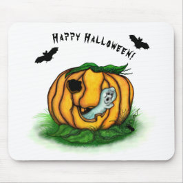 Halloween, Fladdermus, Ghost och Spider Musmatta