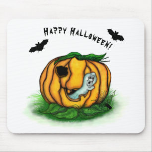 Halloween, Fladdermus, Ghost och Spider Musmatta