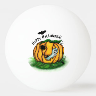 Halloween, Fladdermus, Ghost och Spider Pingisboll