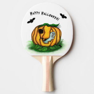 Halloween, Fladdermus, Ghost och Spider Pingisracket