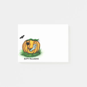 Halloween, Fladdermus, Ghost och Spider Post-it Block