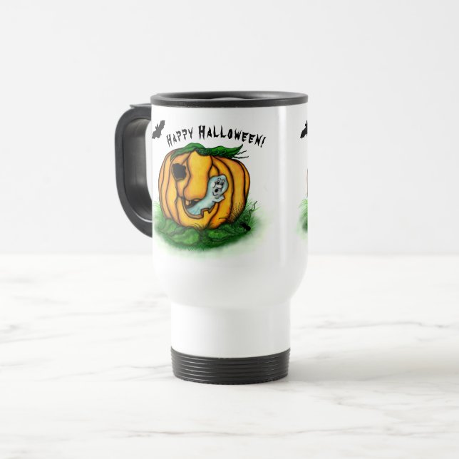 Halloween, Fladdermus, Ghost och Spider Resemugg (Framsida vänster)