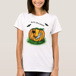 Halloween, Fladdermus, Ghost och Spider T Shirt