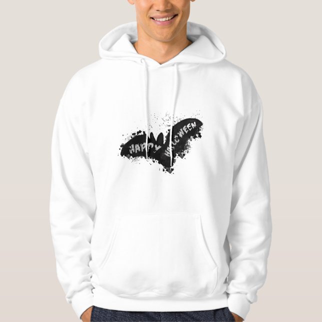 Halloween Fladdermus Hoodie (Framsida)