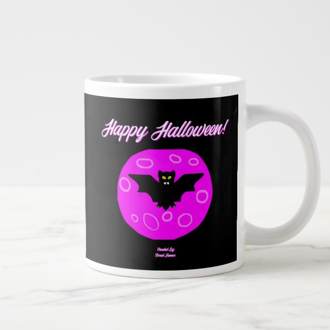 Halloween Fladdermus Jumbo Mugg (Höger)