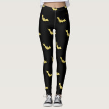 Halloween Fladdermus Leggings-design av Poet Adiel
