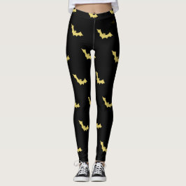 Halloween Fladdermus Leggings-design av Poet Adiel Leggings