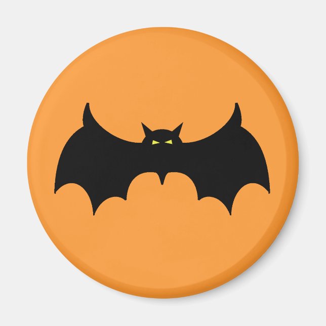 Halloween Fladdermus Magnet (Framsidan)