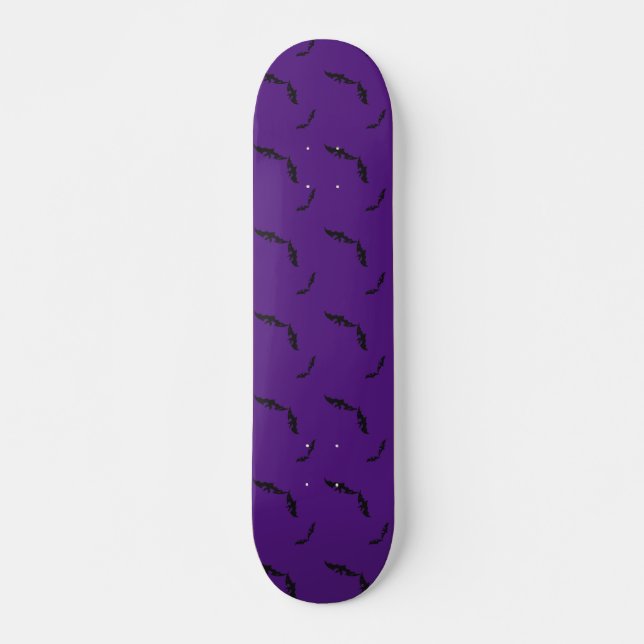 Halloween/fladdermus Mini Skateboard Bräda 18,5 Cm (Framsida)