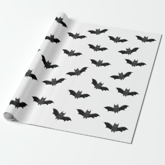 Halloween Fladdermus Mönster Wrapping Papper Presentpapper