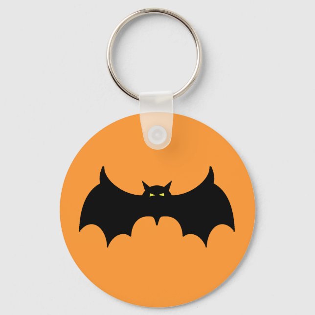 Halloween Fladdermus Nyckelring (Framsida)