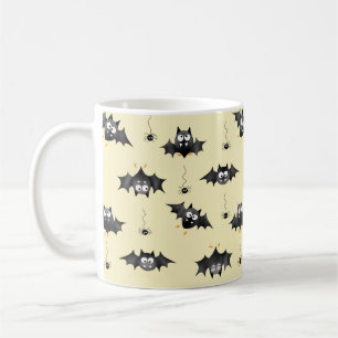 Halloween Fladdermus och Dangling Spiders Mugg