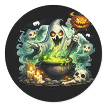 Halloween Fladdermus Pumpa Klistermärke