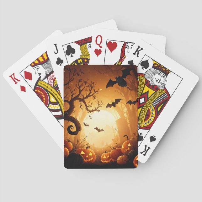 Halloween/Fladdermus/Pumpkin/Fall Casinokort (Baksidan)