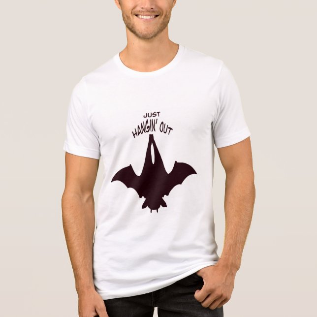 Halloween fladdermus t shirt (Framsida)