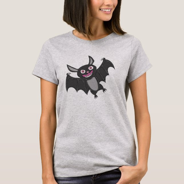 Halloween Fladdermus Tee (Framsida)