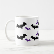 Halloween fladdermus tryck