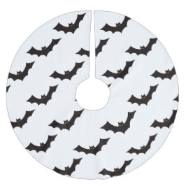 Halloween, Fladdermusmönster, Bus eller godis, Boo Julgransmatta Borstad Polyester