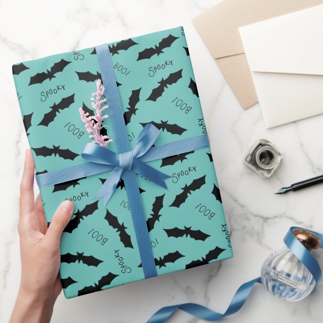 Halloween-fladdermusmönster Presentpapper (Gifting)