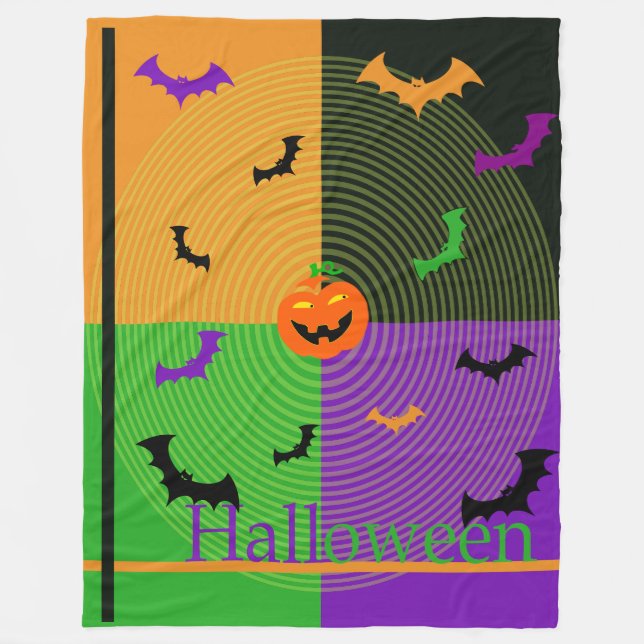 Halloween Fleece Blanket of EInternal Horror 50"X6 (Framsidan)