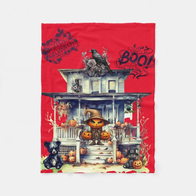 Halloween Fleecefilt (Framsidan)