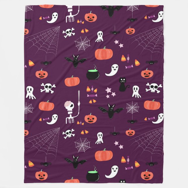 Halloween Fleecefilt (Framsidan)