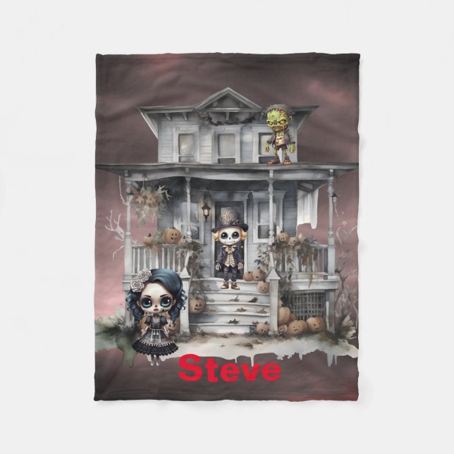 Halloween Fleecefilt (Framsidan)