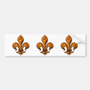 Halloween Fleur de lis Bildekal