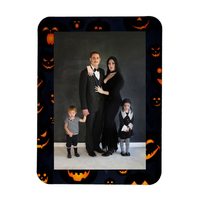Halloween Flexible Family Photo Magnet (Vertikal)