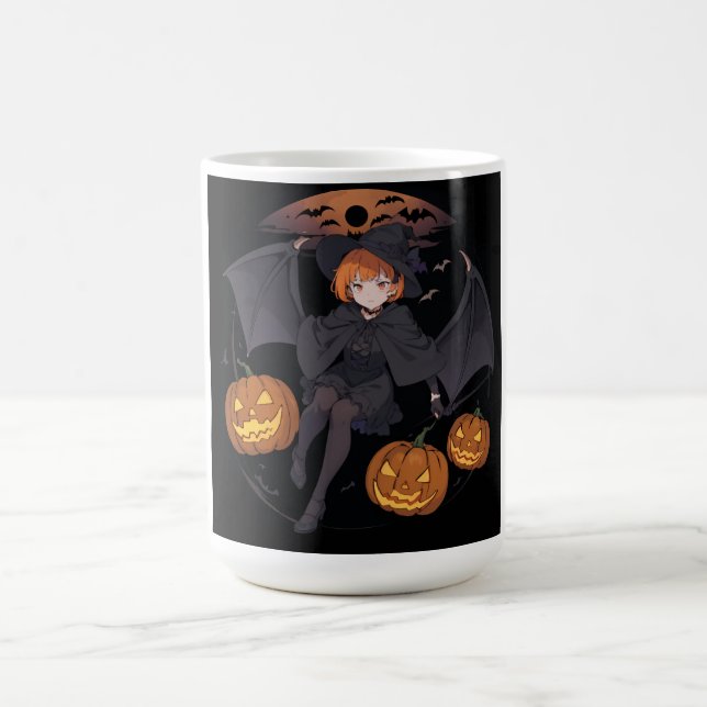 halloween-flicka kaffemugg (Center)